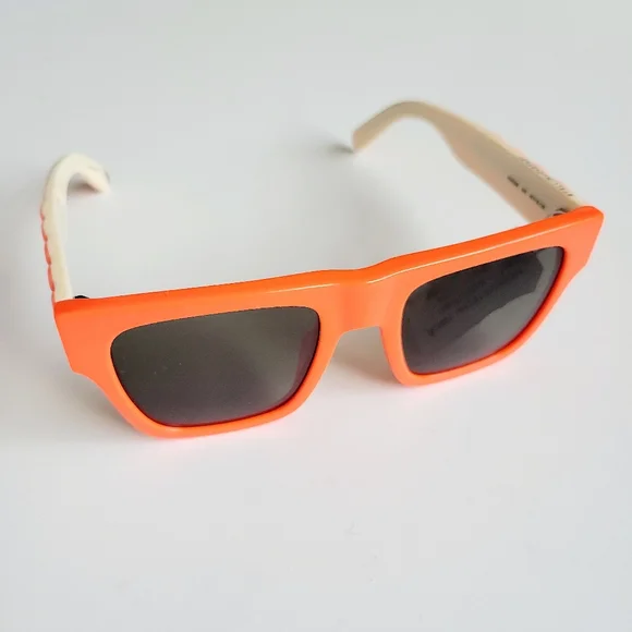 NWT Stella mccartney Falabella Neon Orange Sunglasses - Picture 2 of 7